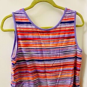 Excellent Land’s End quality. Multicolor, soft tank top 1x